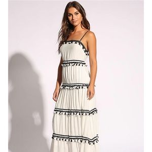 Beautiful Maxi Pom Pom dress